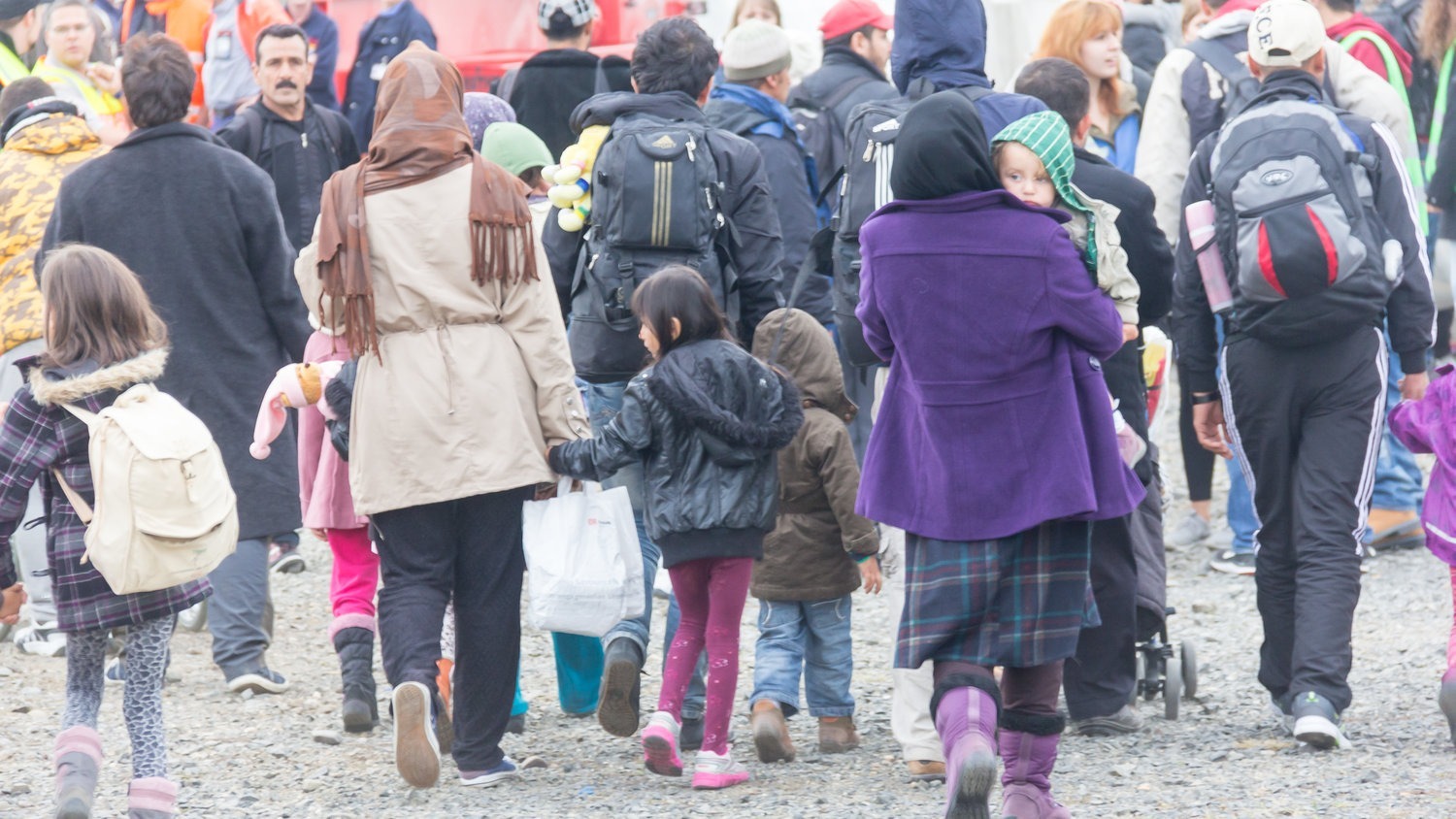 Donne e bambini migranti