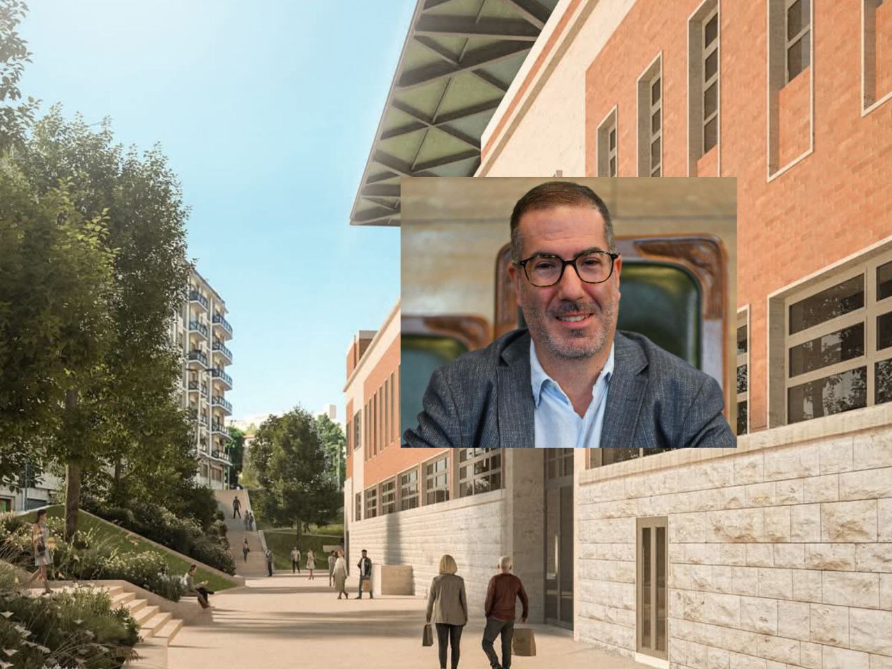 Il nuovo mercato di San Benedetto: nella foto l'assessore alle Attività produttive Carlo Serra