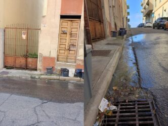 Perdita d'acqua e rischio crolli in via Peschiera