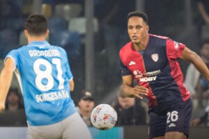 Mina e Raspadori - Napoli - Cagliari - Foto Cagliari Calcio