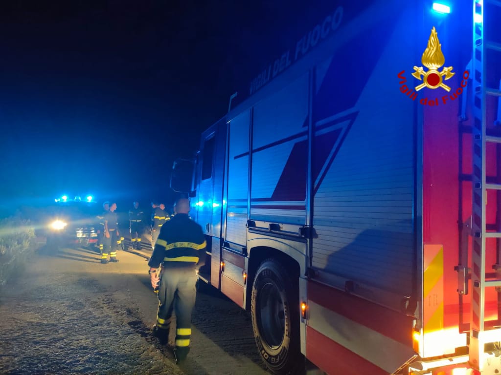 Salvataggio nella pineta di San Vero Milis