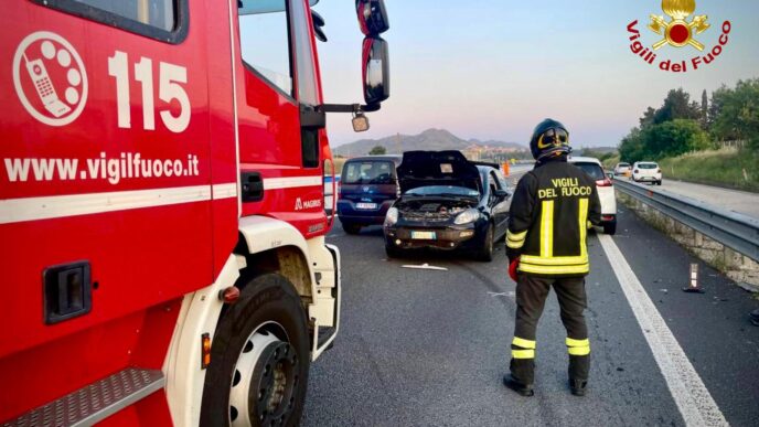 Incidente sulla 131 a Monastir
