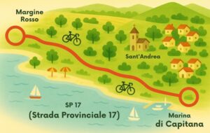 La pista ciclabile panoramica di Quartu