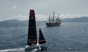 Luna Rossa e Amerigo Vespucci