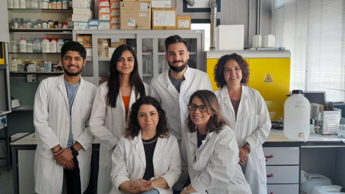 Il team dell'Università di Cagliari