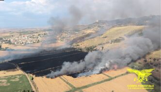 Incendio a Furtei