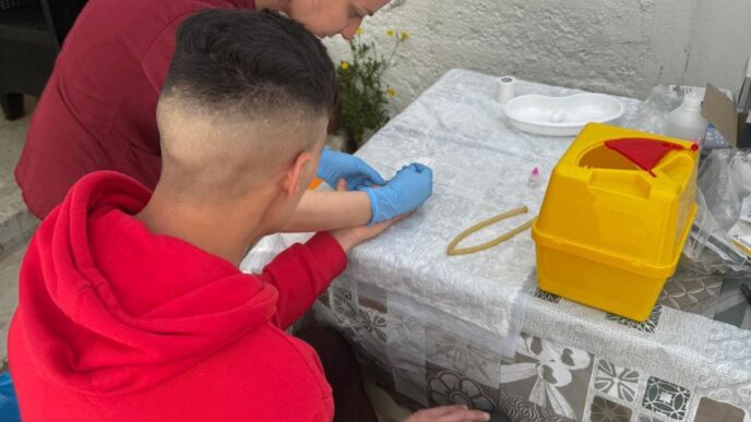 Test epatite per i migranti