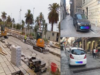 Cantiere in via Roma
