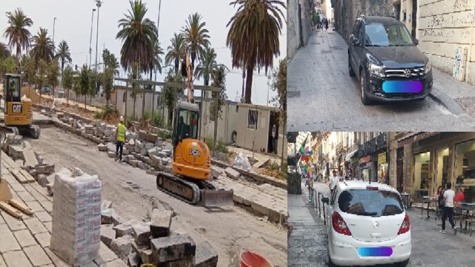 Cantiere in via Roma