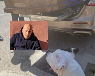 Salvatore Soddu e il cane Otis
