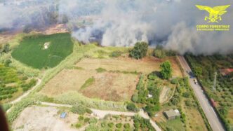 Incendio a Tortolì