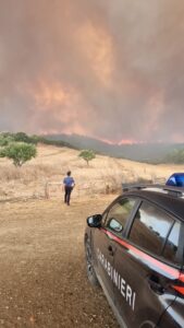 Incendio sud sardegna
