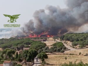 Incendio a Nurri