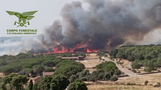 Incendio a Nurri