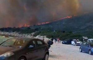 Incendio Punta Molentis