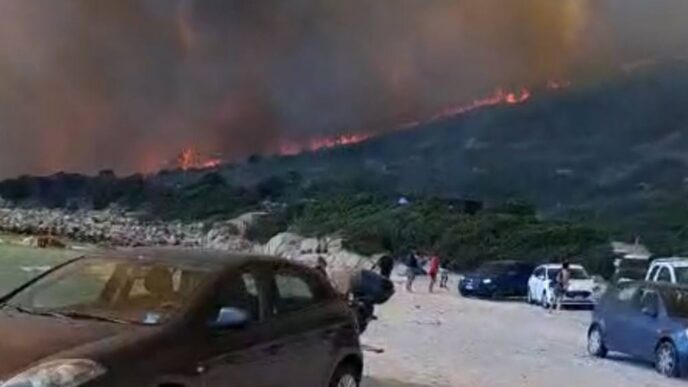 Incendio Punta Molentis