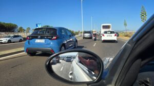 Incidente sul lungomare a Quartu