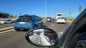Incidente sul lungomare a Quartu