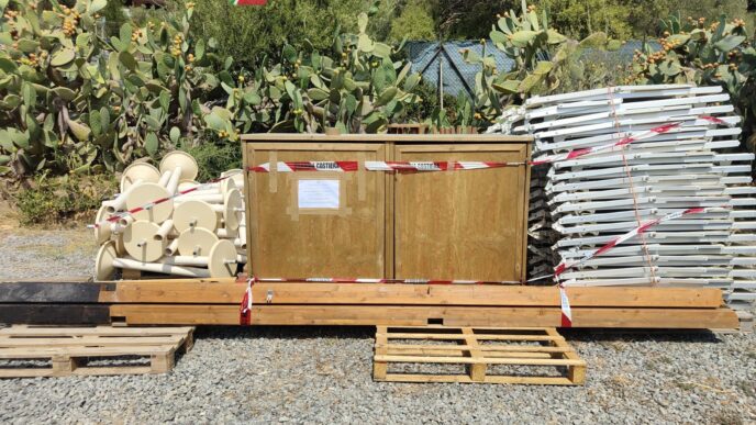 Stabilimento sequestrato a Chia