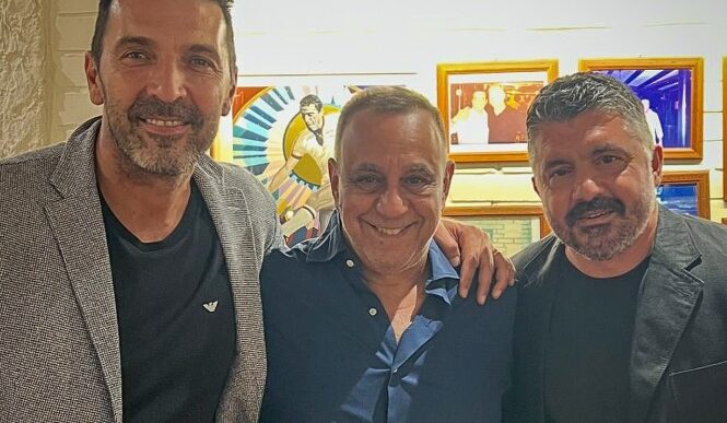 Buffon e Gattuso a Sant'Elia