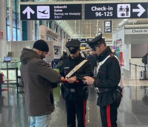 Arresto all'aeroporto