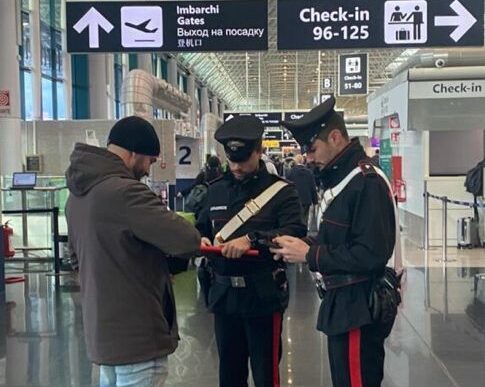 Arresto all'aeroporto