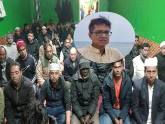 I musulmani nella moschea