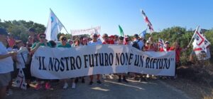 Manifestazione a San Giovanni Suergiu