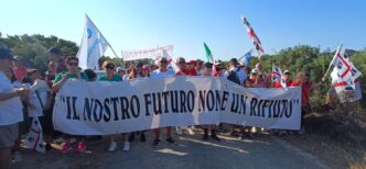 Manifestazione a San Giovanni Suergiu