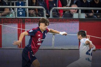 cagliari inter palestra in azione - Foto Cagliari Calcio