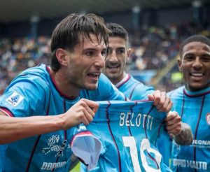 Borrelli dedica il gol a Belotti - Foto Cagliari Calcio