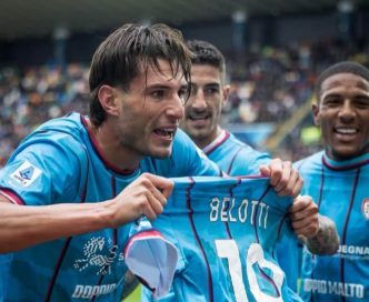 Borrelli dedica il gol a Belotti - Foto Cagliari Calcio