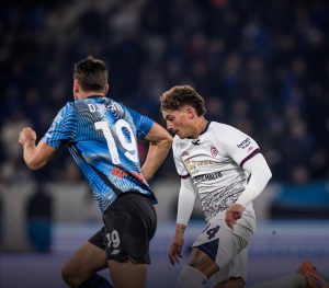 Un'azione di Atalanta - Cagliari - Foto Cagliari Calcio