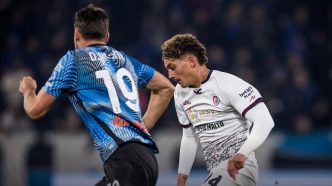 Un'azione di Atalanta - Cagliari - Foto Cagliari Calcio