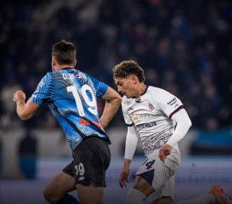 Un'azione di Atalanta - Cagliari - Foto Cagliari Calcio