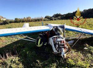 Ultraleggero precipitato a San Sperate